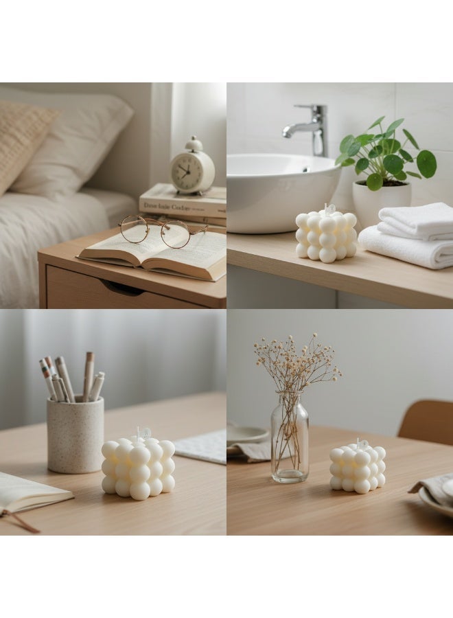 Mini Bubble Cube Soy Wax Scented Candle - Image 5